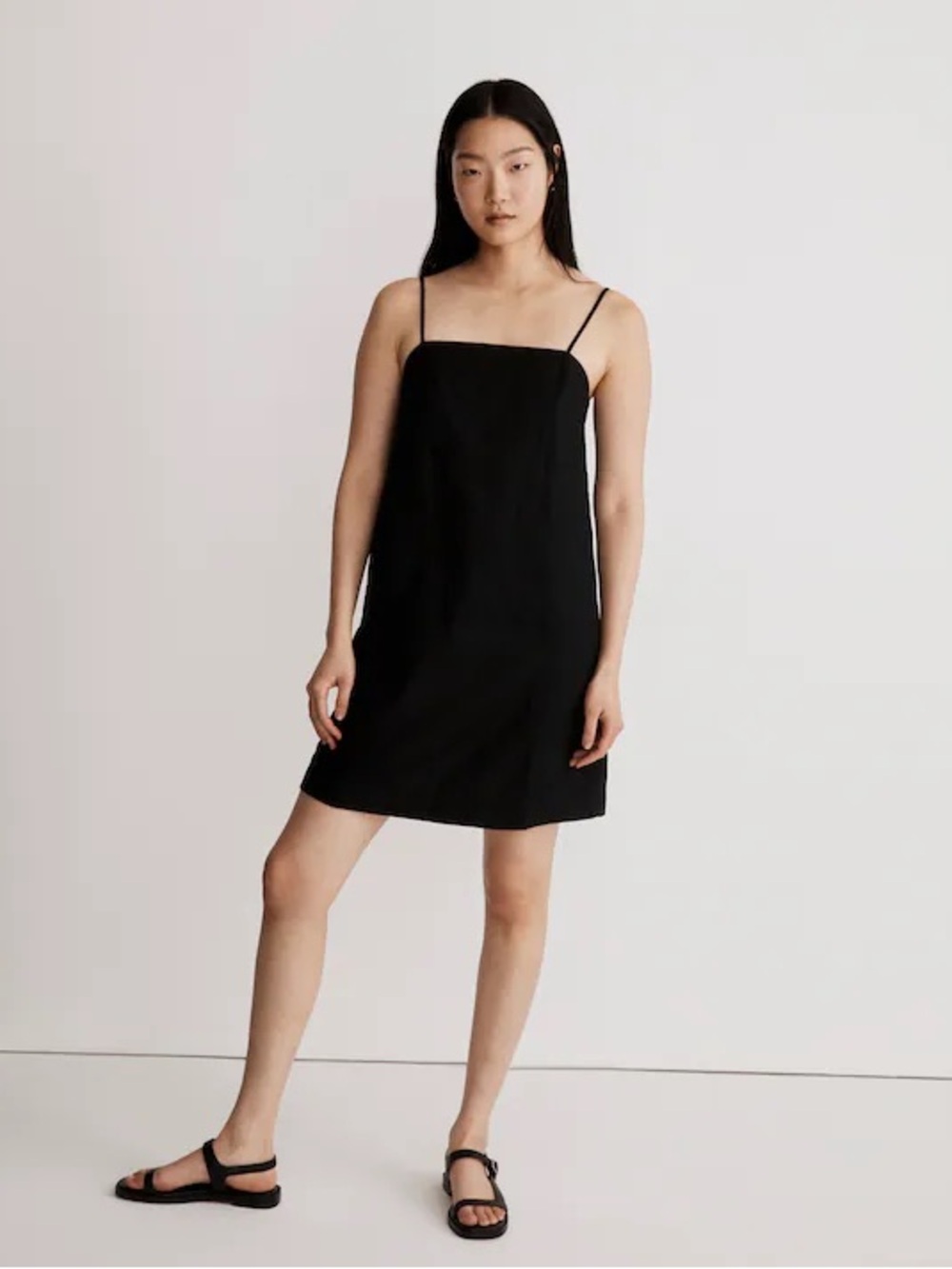 Madewell Goldie Linen Mini Dress